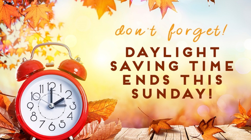 Don T Forget To Set Your Clocks Back This Sunday November At