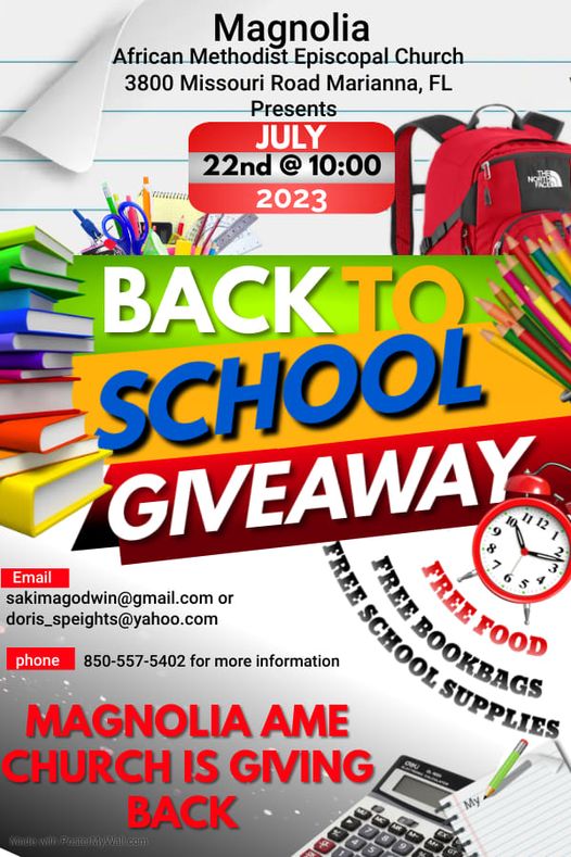 School Supplies Will Be Available Free at 'Back to School Giveaway