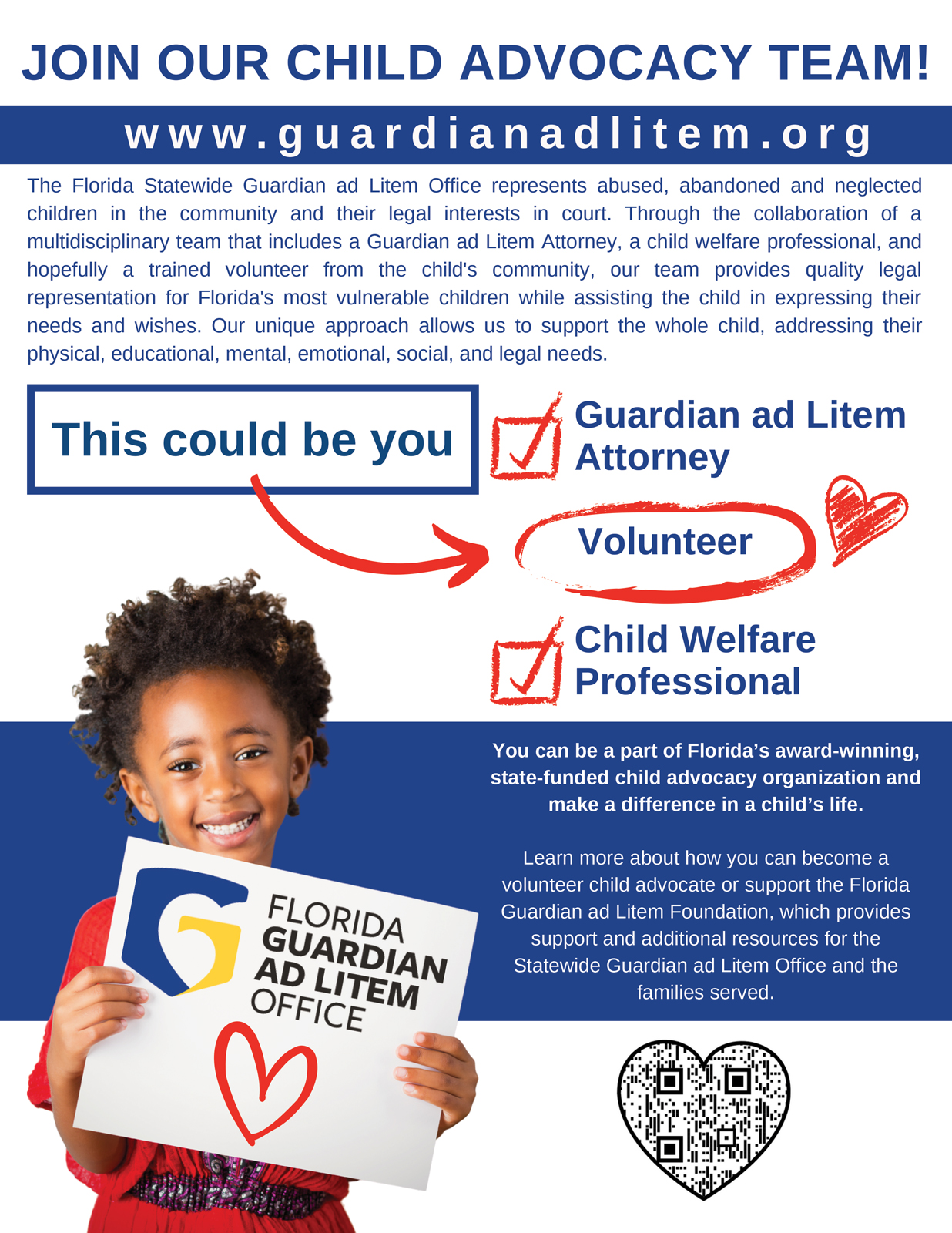 Consider Making A Difference- Florida Guardian Ad Litem Program Seeks Volunteers ...