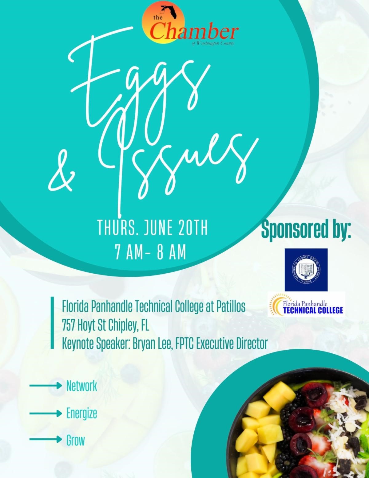 Florida Panhandle Technical College Sponsors 'Eggs and Issues