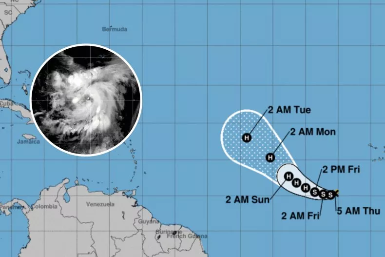 National Hurricane Center Reveals New Tropical Storm Leslie's Projected